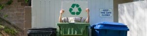 trash disposal bin